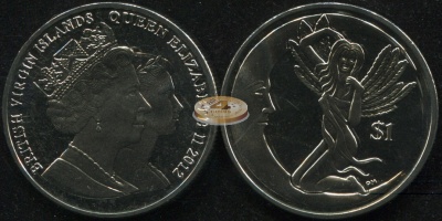 Британские Виргинские о-ва. 1 доллар. 2012 (Unc)