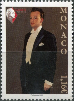 Монако. 2023. Портрет принца Ренье III (Почтовая марка. MNH OG)