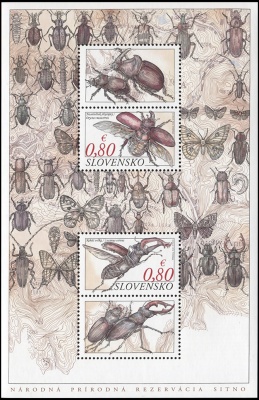 Словакия. 2014. Национальный Природный Заказник Ситно (Малый лист. MNH OG)