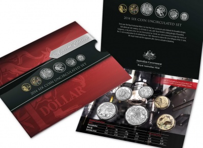 Австралия. Официальный набор (Unc. Special edition. 6 монет) 2014