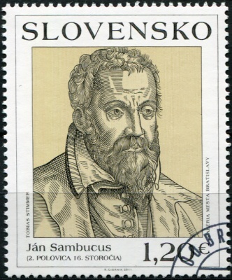 Словакия. 2011. Художники. Jan Sambucus, 1531-1584 (Почтовая марка. CTO Гашеная)