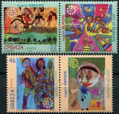 Сербия. 2013. Счастье Европы (Серия. MNH OG)