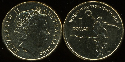 Австралия. 1 доллар. 2005 (Unc)