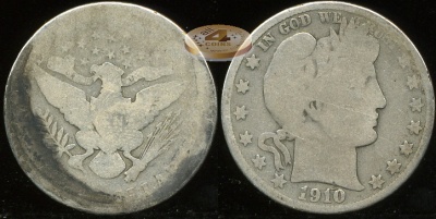 США. 1/2 доллара. 1910 (G. Серебро)
