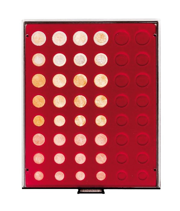 Бокс на 6 наборов монет евро (Lindner)