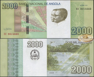 Ангола. 2000 кванза (Unc) 2013