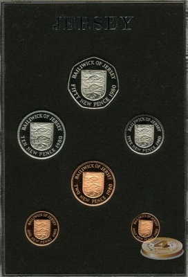Джерси. Официальный набор (6 монет. Proof) 1980