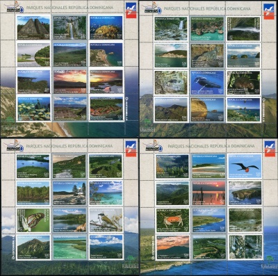 Доминиканская республика. 2015. Национальные парки Доминиканской республики (СерияМ. MNH OG)