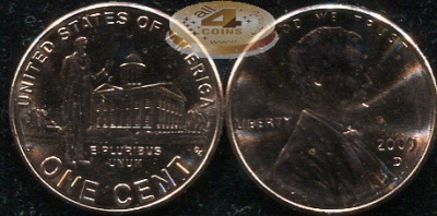 США. 1 цент. 2009.D (Unc)