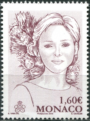 Монако. 2016. Шарлен, княгиня Монако (Почтовая марка. MNH OG)