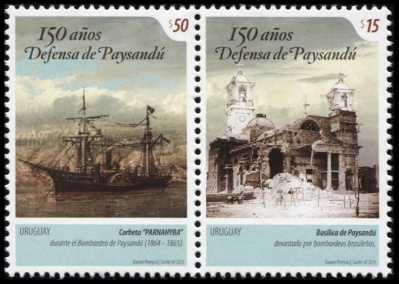 Уругвай. 2015. 150 лет Обороны Пейсанду (Серия. MNH OG)