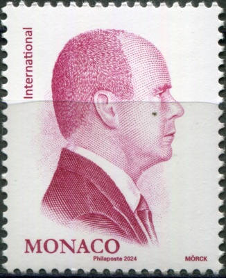 Монако. 2024. Принц Альберт II (Почтовая марка. MNH OG)