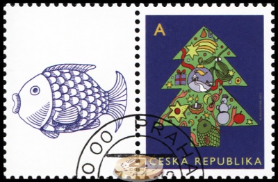 Чехия. 2012. Рождество (Почтовая марка. CTO Гашеная)
