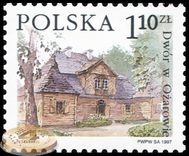 Польша. 1997. Польские усадьбы - Ожарув (Почтовая марка. MNH OG)