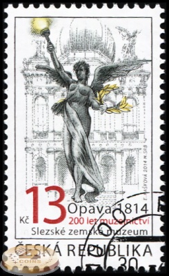 Чехия. 2014. 200 лет Силезскому музею, Опава (1814)  (Почтовая марка. CTO Гашеная)