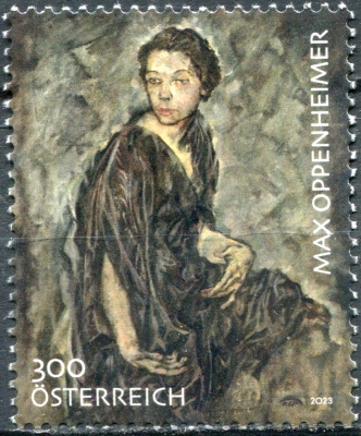 Австрия. 2023. "Тилья Дюрье" (1912), Макс Оппенгеймер (Почтовая марка. MNH OG)
