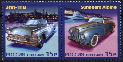 Россия. 2013. История автомобилестроения (Серия. MNH OG)