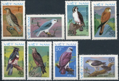 Вьетнам. 1982. Хищные птицы (Серия. MNH OG)