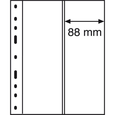 Лист Optima на 2 вертикальные секции [1 шт] Оптима (Leuchtturm)