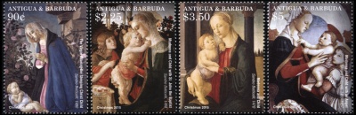 Антигуа и Барбуда. 2015. Рождество 2015 (Серия. MNH OG)