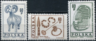Польша. 1966. Археологические артефакты (Серия. MNH OG)