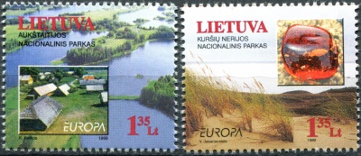 Литва. 1999. Парки и сады (Серия Почтовых марок. MNH OG)