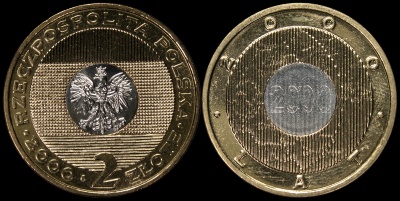 Польша. 2 злотых. 2000 (Unc. Биметалл) 2000 год. Милленниум