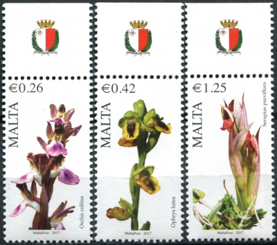 Мальта. 2017. Мальтийская флора (I) (Серия Почтовых марок. MNH OG)