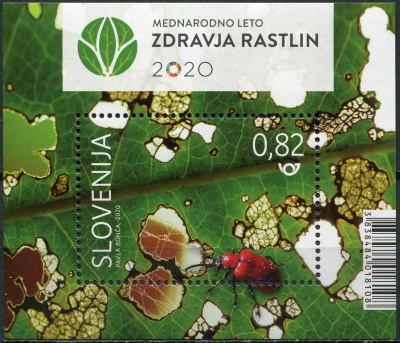 Словения. 2020. Международный год здоровья растений (Почтовый блок. MNH OG)