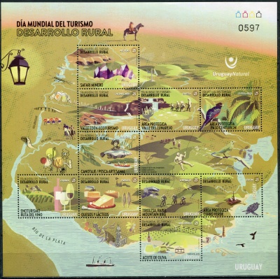 Уругвай. 2020. Развитие сельских районов (Лист. MNH OG)