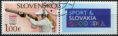 Словакия. 2016. Летние Олимпийские игры в Рио де Жанейро (Сцепка. CTO Гашеная)