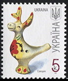 Украина. 2002. Стандартная марка 0.05 (Почтовая марка. MNH OG)