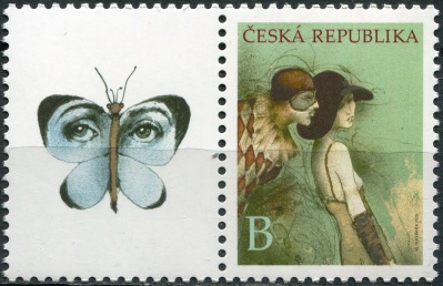 Чехия. 2020. Искусство Владимира Суханека (Сцепка. MNH OG)
