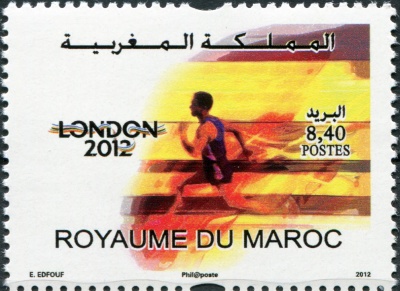 Марокко. 2012. Олимпийские игры в Лондоне-2012 (Почтовая марка. MNH OG)