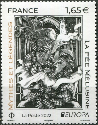 Франция. 2022. Истории и мифы (Почтовая марка. MNH OG)