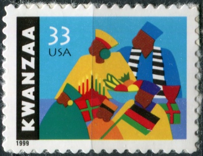 США. 1999. Афроамериканский фестиваль Кванзаа. Тип 1997 г. (Почтовая марка. MNH OG)