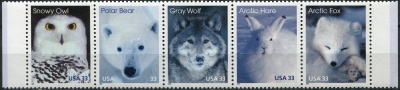 США. 1999. Арктические животные (Сцепка. MNH OG)