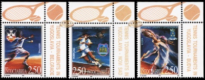 Югославия. 1997. Теннисный турнир в Югославии (Серия. MNH OG)