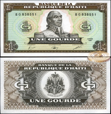 Гаити. 1 гурд (Unc) 1987