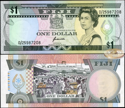 Фиджи. 1 доллар (Unc) 1993