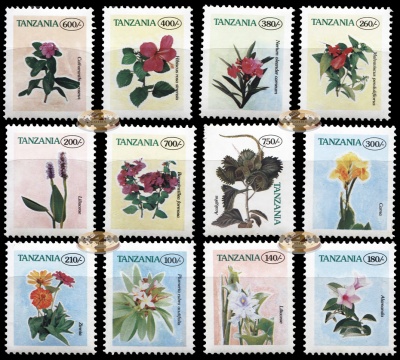 Танзания. 1996. Цветы (Серия. MNH OG)