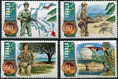 Тувалу. 1995. 50-летие окончания Второй мировой войны (Серия. MNH OG)