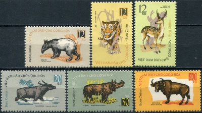 Вьетнам. 1964. Дикие животные (Серия. MNH OG)