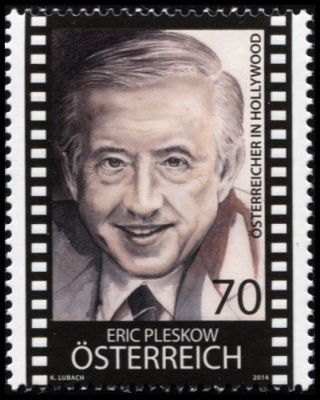 Австрия. 2014. Эрик Плесков (Почтовая марка. MNH OG)