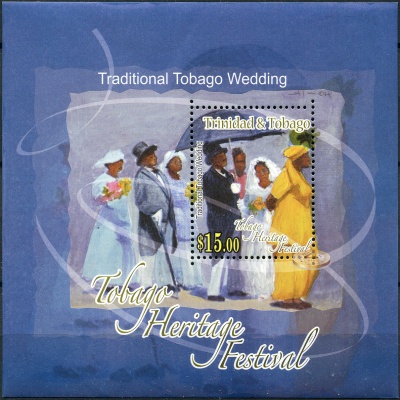 Тринидад и Тобаго. 2005. Традиционная Свадьба Тобаго (Блок. MNH OG)