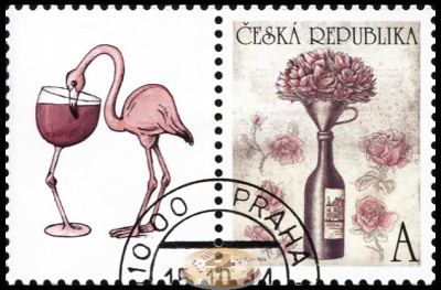 Чехия. 2014. Букет (Почтовая марка. CTO Гашеная)