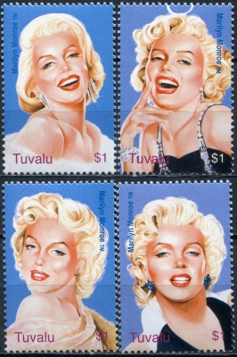 Тувалу. 2007. Мэрилин Монро, 1926-1962 (Серия. MNH OG)