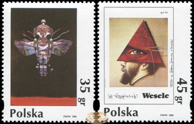 Польша. 1995. Польские плакаты (Серия. MNH OG)