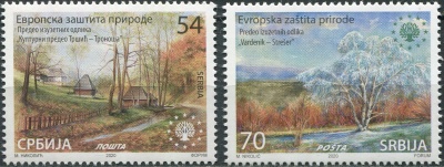 Сербия. 2020. Европейская программа охрана природы (Серия Почтовых марок. MNH OG)