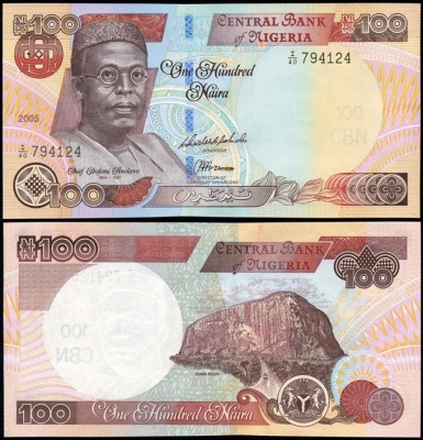 Нигерия. 100 найра (Unc) 2005